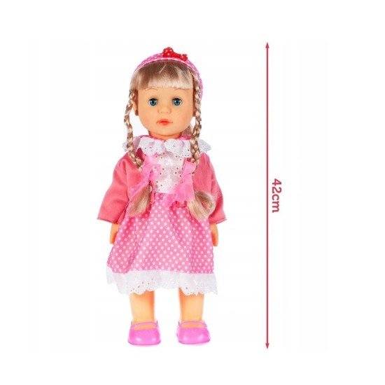 Interaktiivne kõnninukk Belinda 42 cm.